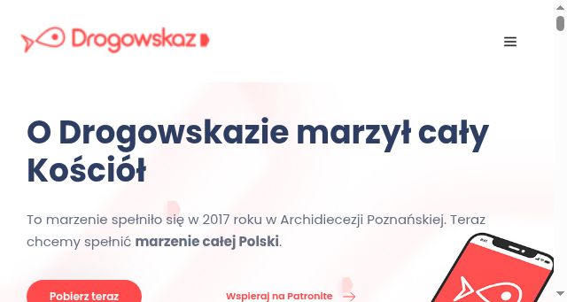 Screenshot of drogowskaz.org