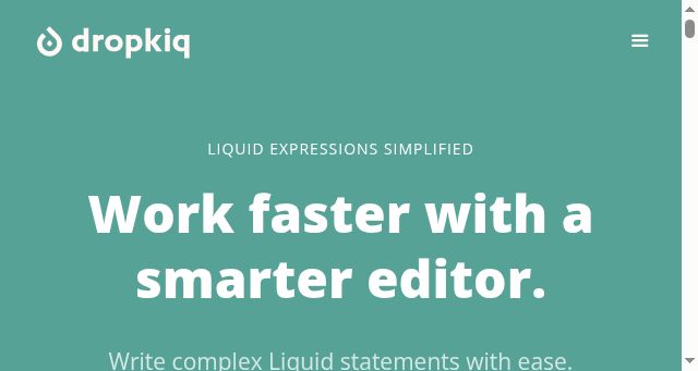 Screenshot of dropkiq.com