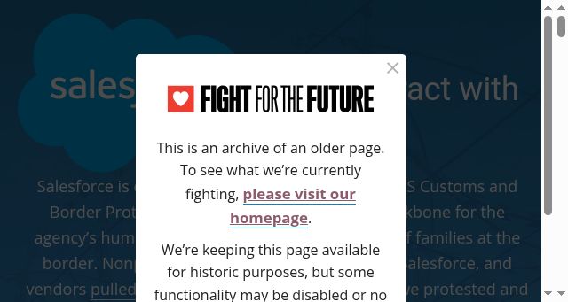 Screenshot of dropsalesforce.com