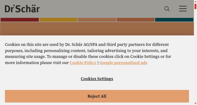 Screenshot of drschaer.com