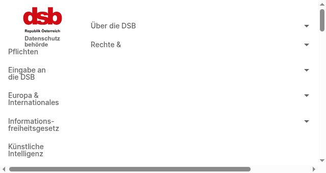 Screenshot of dsb.gv.at