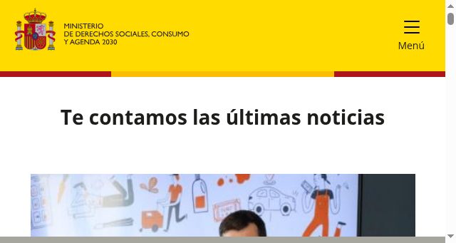 Screenshot of dsca.gob.es
