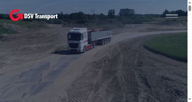 Screenshot of dsvtransport.dk