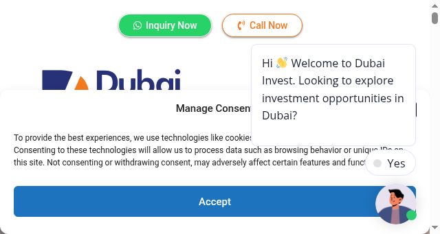 Screenshot of dubaiinvest.com.au