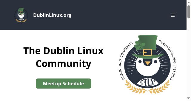 Screenshot of dublinlinux.org