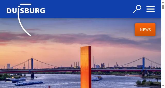 Screenshot of duisburg.de
