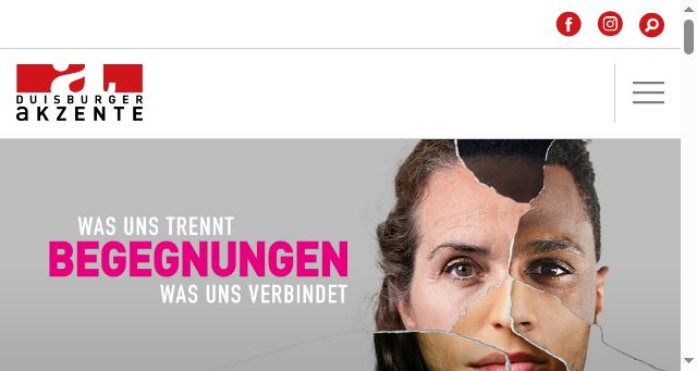 Screenshot of duisburger-akzente.de