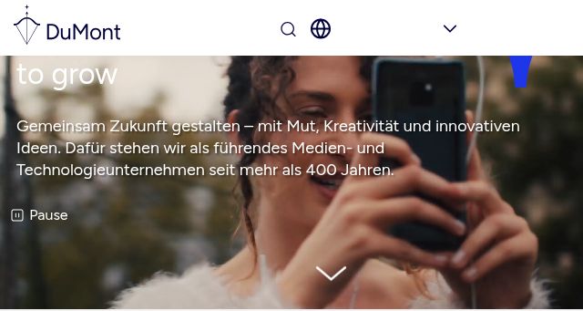 Screenshot of dumont.de
