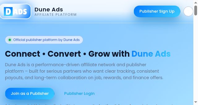 Screenshot of dunads.com