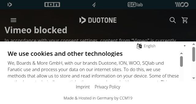 Screenshot of duotonesports.com