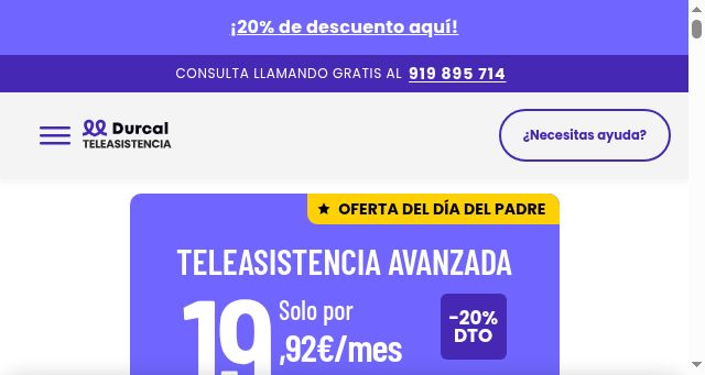 Screenshot of durcal.com