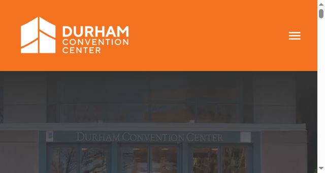 Screenshot of durhamconventioncenter.com