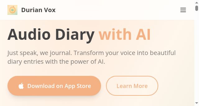 Screenshot of durianvox.com