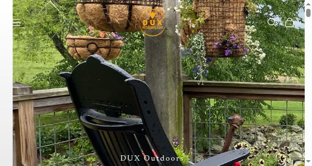 Screenshot of duxoutdoors.com