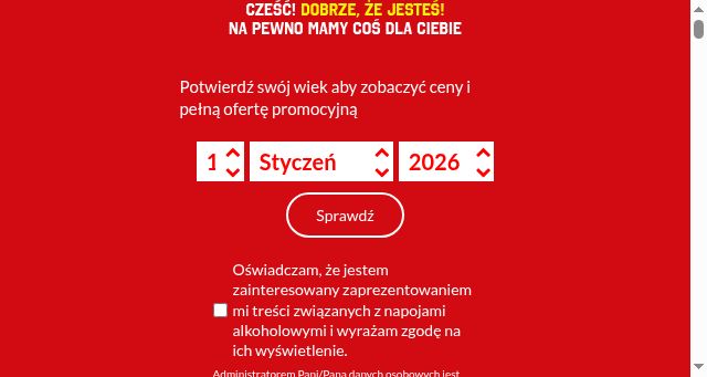 Screenshot of duzyben.pl