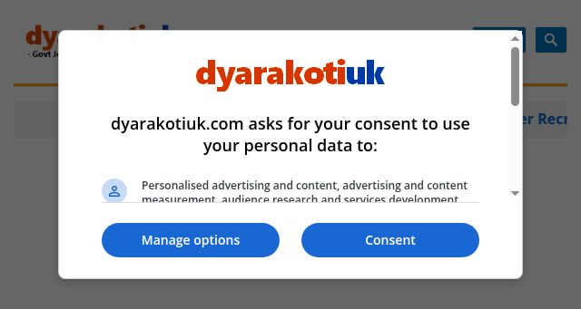 Screenshot of dyarakotiuk.com