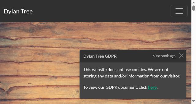 Screenshot of dylantree.com