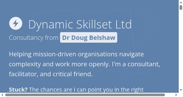 Screenshot of dynamicskillset.com