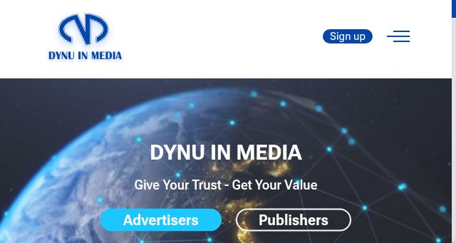 Screenshot of dynuinmedia.com