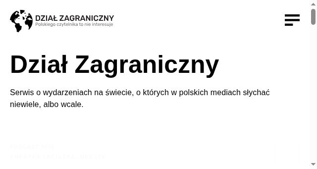 Screenshot of dzialzagraniczny.pl