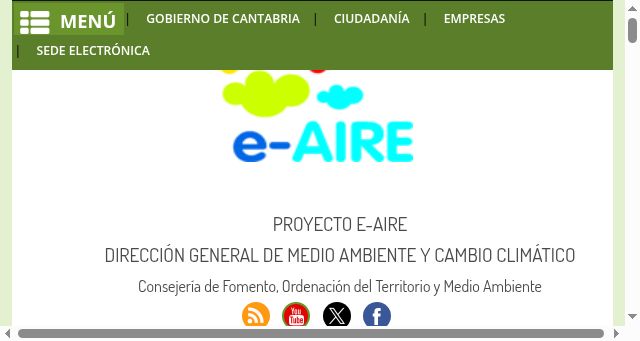 Screenshot of e-aire.eu