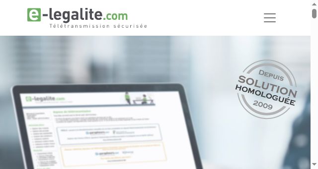 Screenshot of e-legalite.com