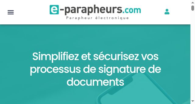 Screenshot of e-parapheurs.com