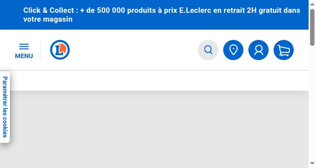 Screenshot of e.leclerc