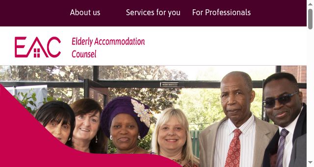 Screenshot of eac.org.uk