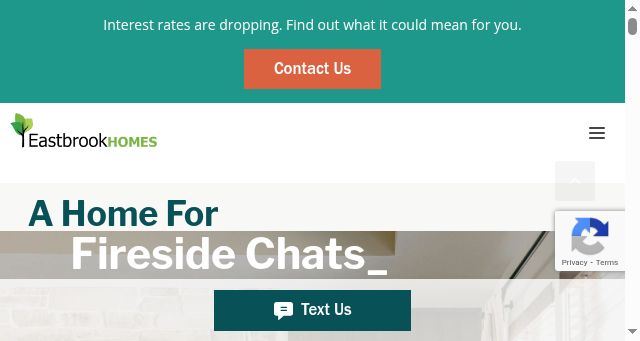 Screenshot of eastbrookhomes.com