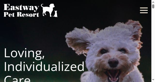 Screenshot of eastwaypetresort.com