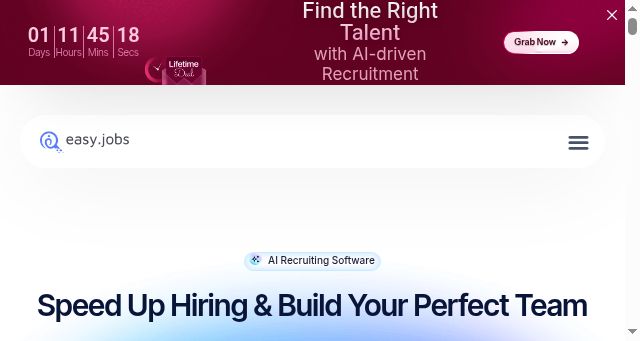 Screenshot of easy.jobs