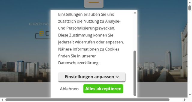 Screenshot of easycms.travel