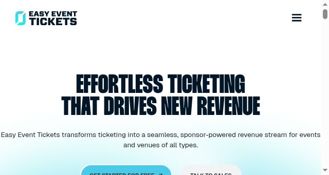 Screenshot of easyeventtickets.com