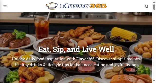 Screenshot of eathealthy365.com