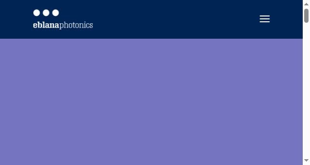 Screenshot of eblanaphotonics.com