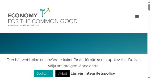 Screenshot of ecgsverige.se