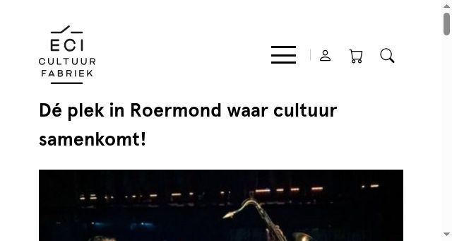 Screenshot of ecicultuurfabriek.nl