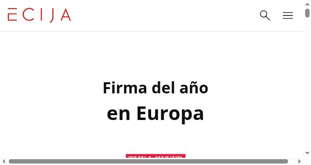 Screenshot of ecija.com