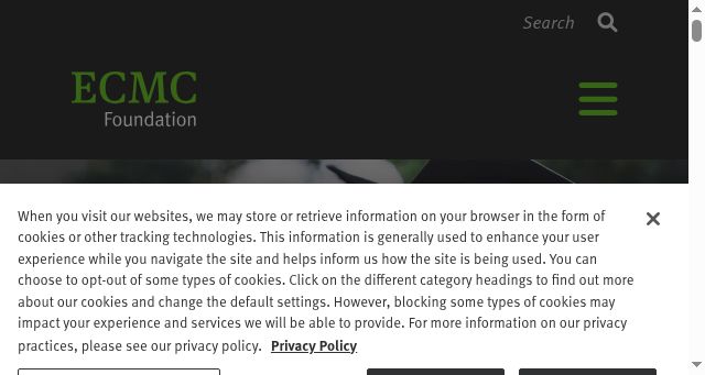 Screenshot of ecmcfoundation.org