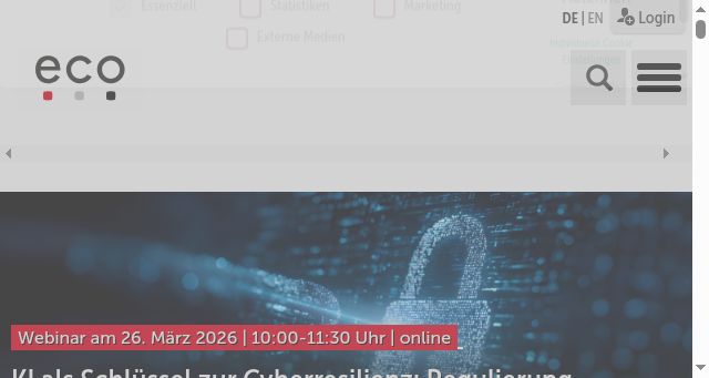 Screenshot of eco.de