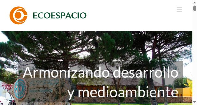 Screenshot of ecoespacio.es