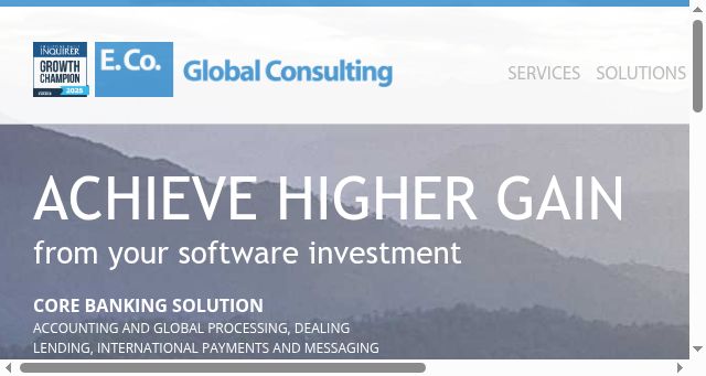 Screenshot of ecoglobalconsulting.com
