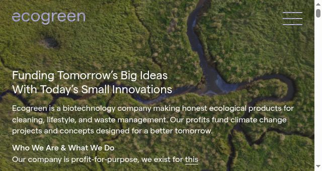 Screenshot of ecogreen.com.au
