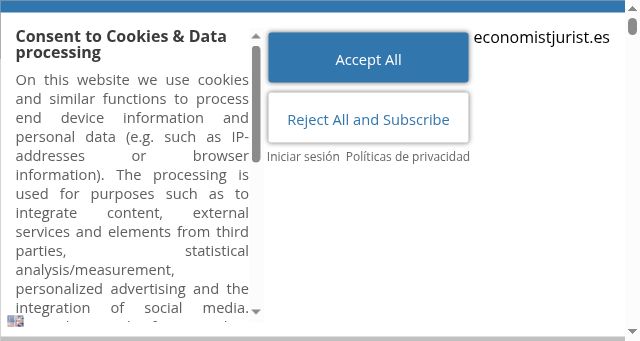 Screenshot of economistjurist.es