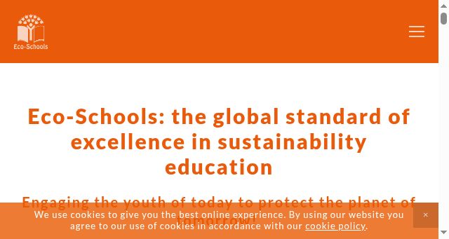Screenshot of ecoschools.global