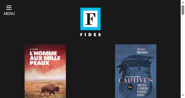 Screenshot of editionsfides.com