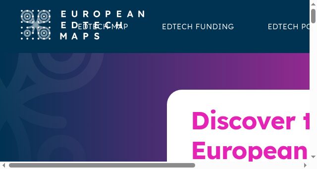 Screenshot of edtechmap.eu