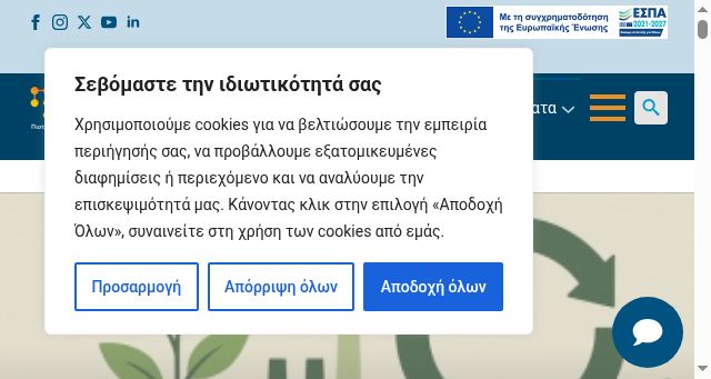 Screenshot of efepae.gr