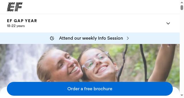 Screenshot of efgapyear.com